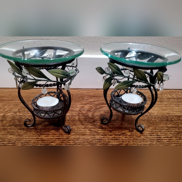 Partylite Garden lites aroma melts candle warmer - set of two - Picture 7 of 8